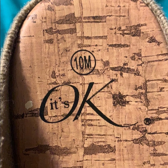 Womens Size 10 Green Wedges: It’s OK - Picture 2 of 6